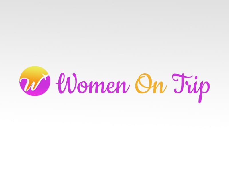 Women On Trip travel brand logo design by web designer in Kerala